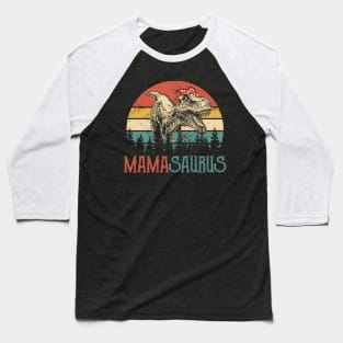 Mamasaurus T rex Dinosaur Funny Mama Saurus Family Matching T-Shirt Baseball T-Shirt